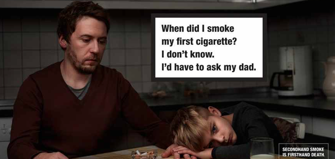 Guilt used against smokers