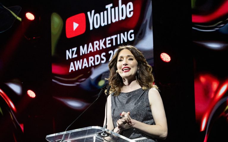 Antonia Prebble MCs the 2025 YouTube NZ Marketing Awards