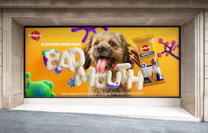 Pedigree and Colenso BBDO take on dog oral care and make it unmissable -  stoppress.co.nz